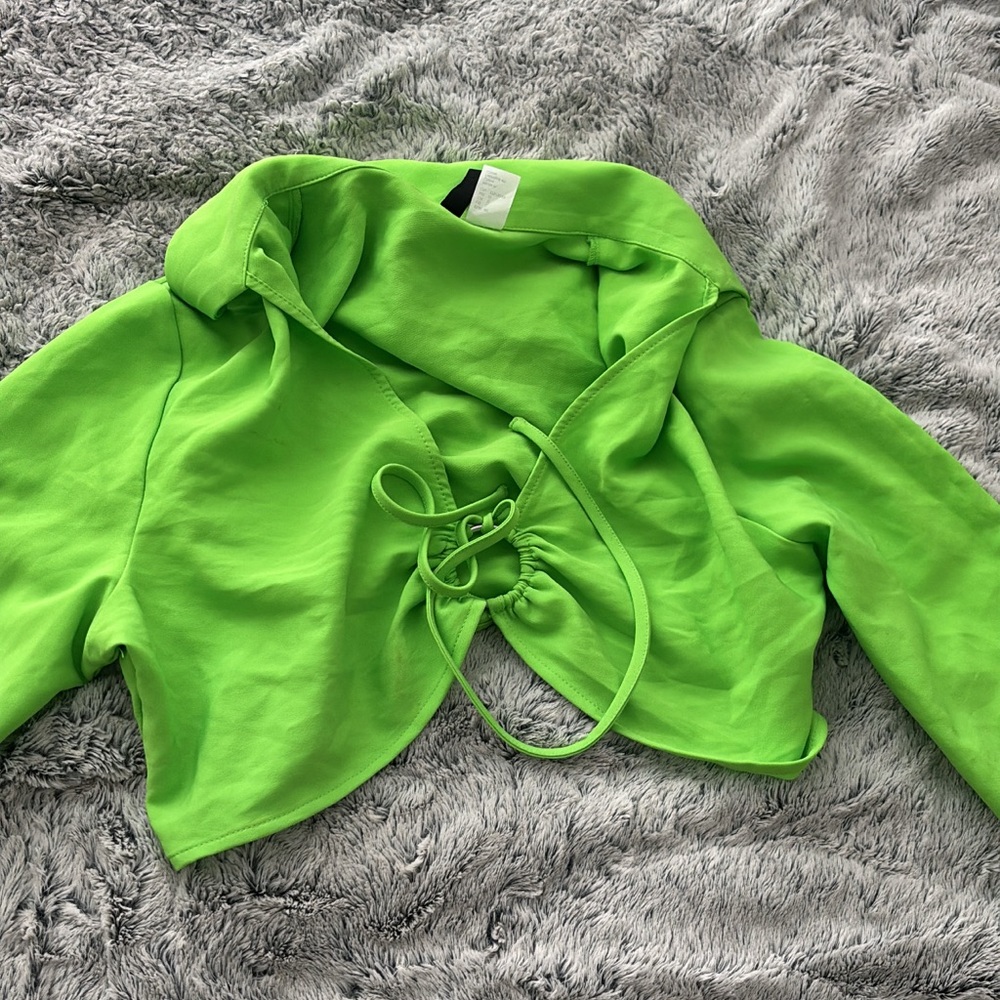 Neon crop top